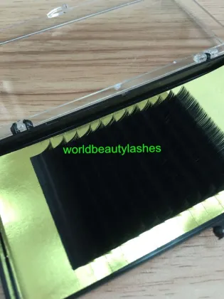 korea silk individual lashes matte elliptical base eyelash extensions