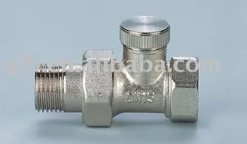 Brass radiator valve, temperature control valve (with CE)