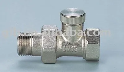 Brass radiator valve, temperature control valve (with CE)