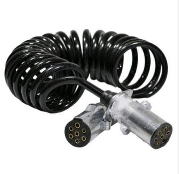7 Core Cable and Spiral Cable for Semi Truck Accessories and Auto Parts, Including Air Hoses