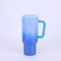 Gradient Rainbow Paint Vacuum Handle Car Cup