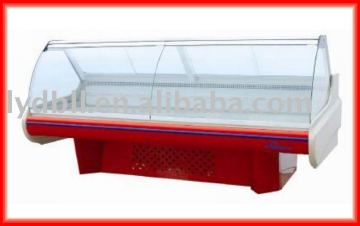 Curved Glass Case Self-contained 8' (Refrigerated)