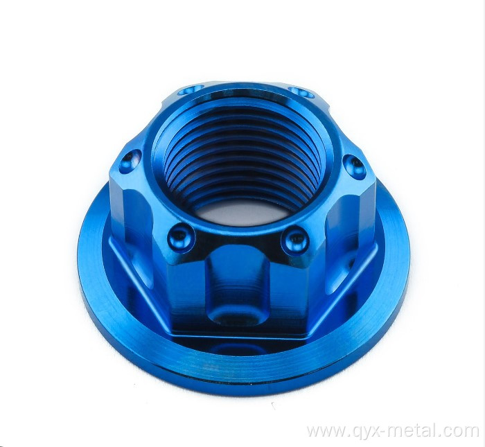 Titanium Alloy GR5 Flanged Axle Nut