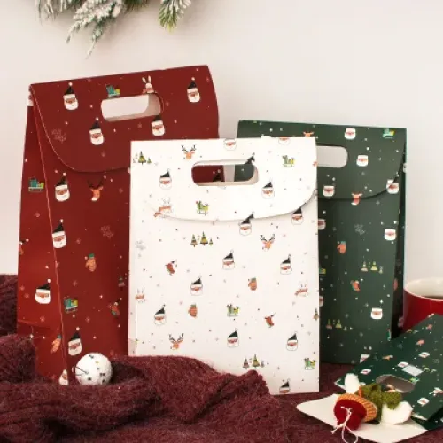 Sacos de papel personalizados para o Natal