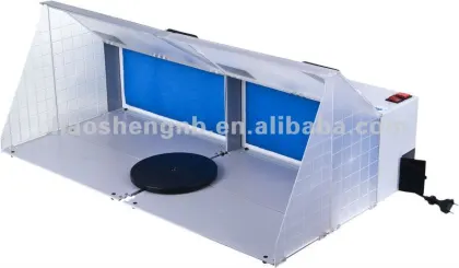 HS-E420DCLK Professional Airbrush Paint Set with Spray Booths