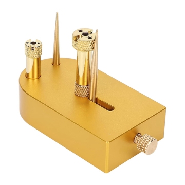 Copper Watch Repair Tool: Precision Balance Wheel Hairspring Stand Base Holder for Professional Calibration and Inspection