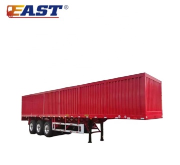 EAST 3 Axles 13m 60Ton Enclosed Cargo Van Semi Trailer