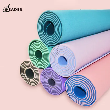 White TPE Yoga Mat for Design