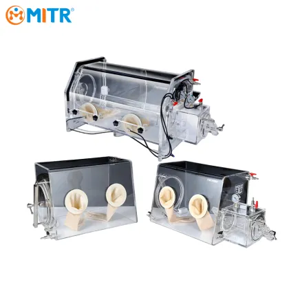 MITR Portable Vacuum Glove Box - Acrylic Laboratory Oxygen-Free Glove Box
