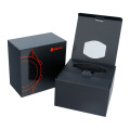 Магнитная крышка черная подарочная электронная коробка с рукавом