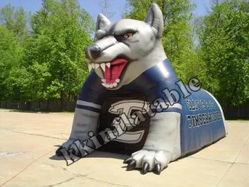 inflatable animal tunnel/advertising inflatable sports tent