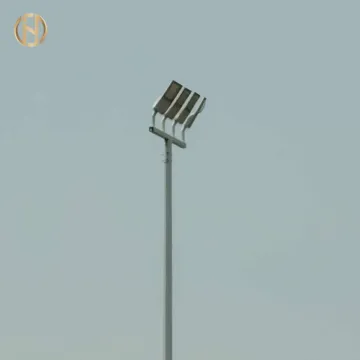 Galvanized Outdoor High Mast Steel Light Pole