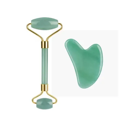 Jade Roller & Gua Sha: Ultimate Tools for Facial Beauty, Skin Care, and Muscle Relaxation