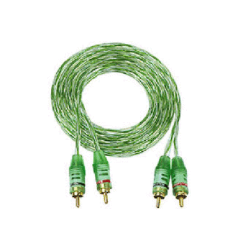 Light Green Wire Rca Cable 