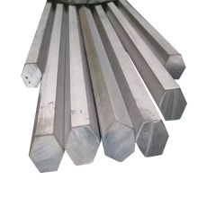 Polygonal brushed stainless steel bar