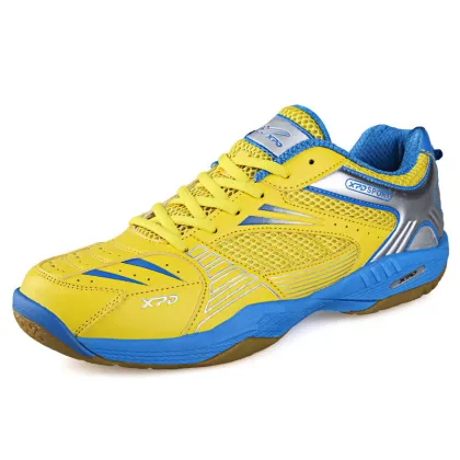 Unisex Professional Badminton Shoes Men's Soft TD Badminton Shoes Training Breathable Anti-Slippery Light Sport Badminton Shoes