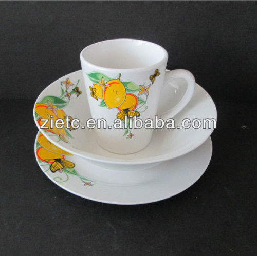 wholesale porcelain dinnerset for sale with customized logo