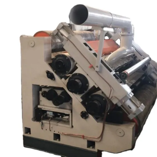 Corrugated cardboard single facer making machine