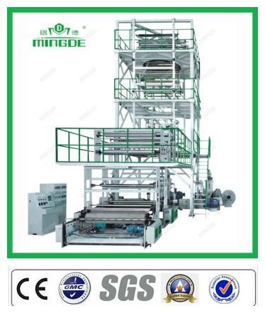 Three Layers Co Extrusion Oscillatory Flaform Film Blowing Machine Set for Mexico