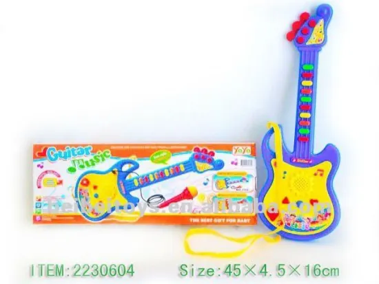Plastic Electronic Guitar for Kids