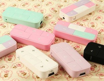 Algodão colorido engraçado doce 8g, 2G, 512M Mini clipes Mp3 Players para sistema Windows Vista