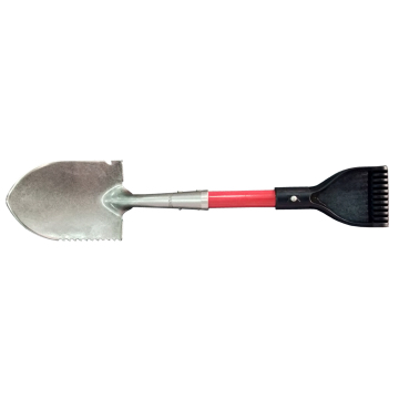 Round Point Mini Fiberglass Handle Shovel