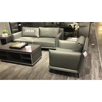 Dious office living room furniture arcuate comfortable 3 seaters modern artificial synthetic leather sofa