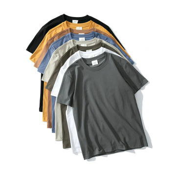 Wholesale Summer Round Collar Cotton T-Shirts for Men - Custom New Brand Short Sleeve Heat Press DTG