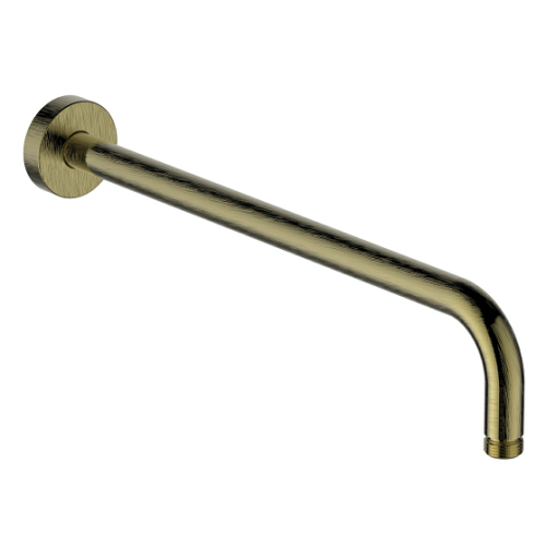 Bras de douche rond en bronze antique en laiton