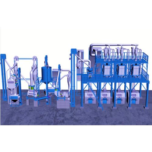 Maize meal production process machine