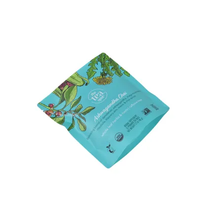 Custom Heat Seal Embossing Energy Tea Packaging