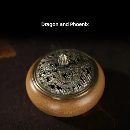 Tranquil Retro Bamboo Incense Burner for Agarwood