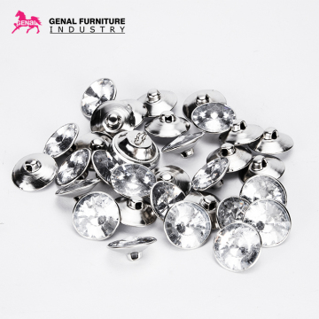 High Quality 22/25/28/30mm Crystal Furniture Buttons Rhinestone Decorative Buttons Wholesale