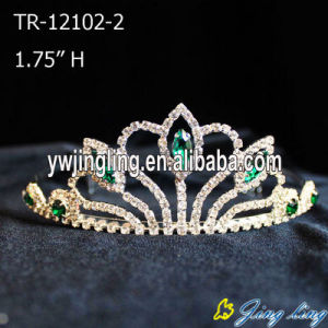 Cheap Green Pageant Crown Tiara