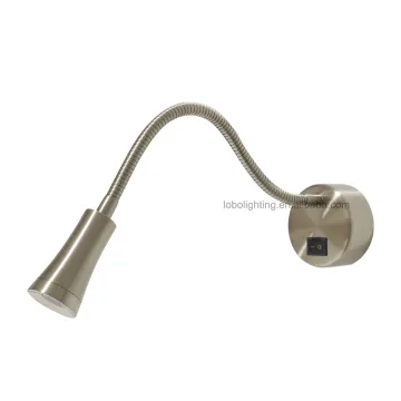 UL Listed Flexible Wall-Mounted Reading Lamp | Hotel Design LED 3W Headboard Wall Light