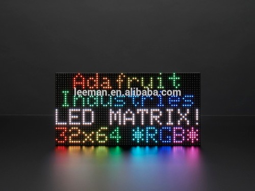 Leeman alibaba hot high resolution outdoor waterproof 64X32/32X32/32X16 smd full color led dot matrix module indoor outdoor