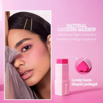 High-Quality Vegan Cream Blush Stick - Custom Private Label Cosmetics