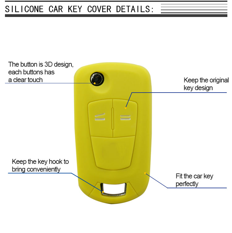 opel silicone car key protective covers