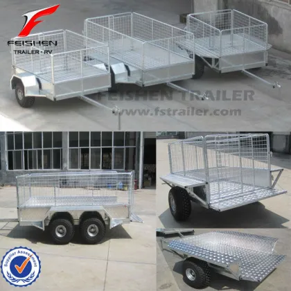 Hot dipped galvanized farm trailer utility trailer