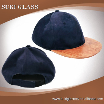 Fashionable wooden brimmed hats baseball caps