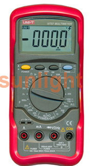 Economical Handheld Digital Multimeter, AC/DC/Resistance/Capacitance/Frequency True RMS UT57