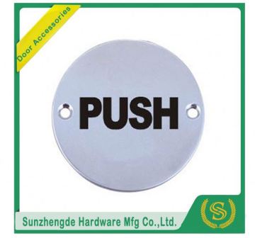 BTB SSP-008SS Stainless Steel Round Cover Female Toilet Sign Plate 316