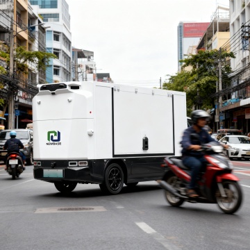 Fourgon sans conducteur rentable pour la logistique urbaine d’Asie du Sud-Est