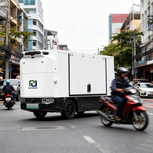 Fourgon sans conducteur rentable pour la logistique urbaine d’Asie du Sud-Est