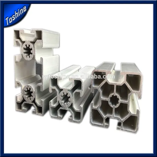Extrusion aluminum 6063 parts by t-slot aluminum extrusion