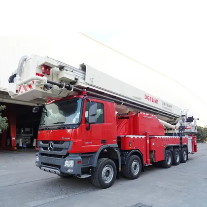 Chinese Famous 72m Firefighting Truck with Platform: An Emergency Fire Truck