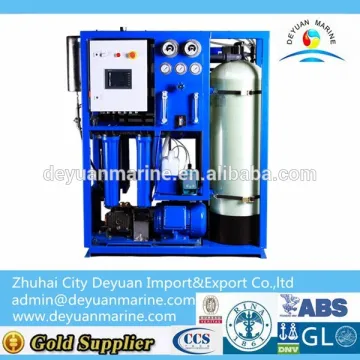 Reverse osmosis fresh water maker