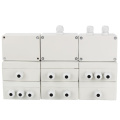 ABS Waterproof Junction Boxes Connection Outdoor Indoor Distribution Monitoring Box Electric Enclosure Case With Cable Glands
