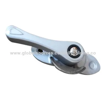 Crescent Lock, Double Open, Popular in Sri Lanka, Silver, Black and White Colors