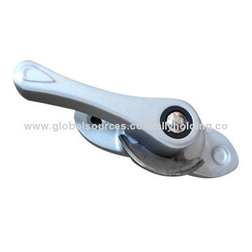 Crescent Lock, Double Open, Popular in Sri Lanka, Silver, Black and White Colors